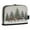 Christmas Deer and Snowmen, variant on Standing Pencil Case with Base Large Capacity Stationery Pouch Pen Bag with Zipper for Women Men Bird and Snow-covered Trees