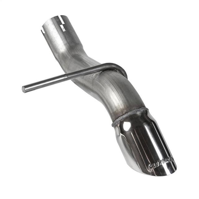 Flowmaster Exhaust System Kit 817942 American Thunder Axle Back System; 409S Stainless Steel; Without Muffler; 2-1/2 Inch Pipe Diameter; Single Exhaust With Single Exit