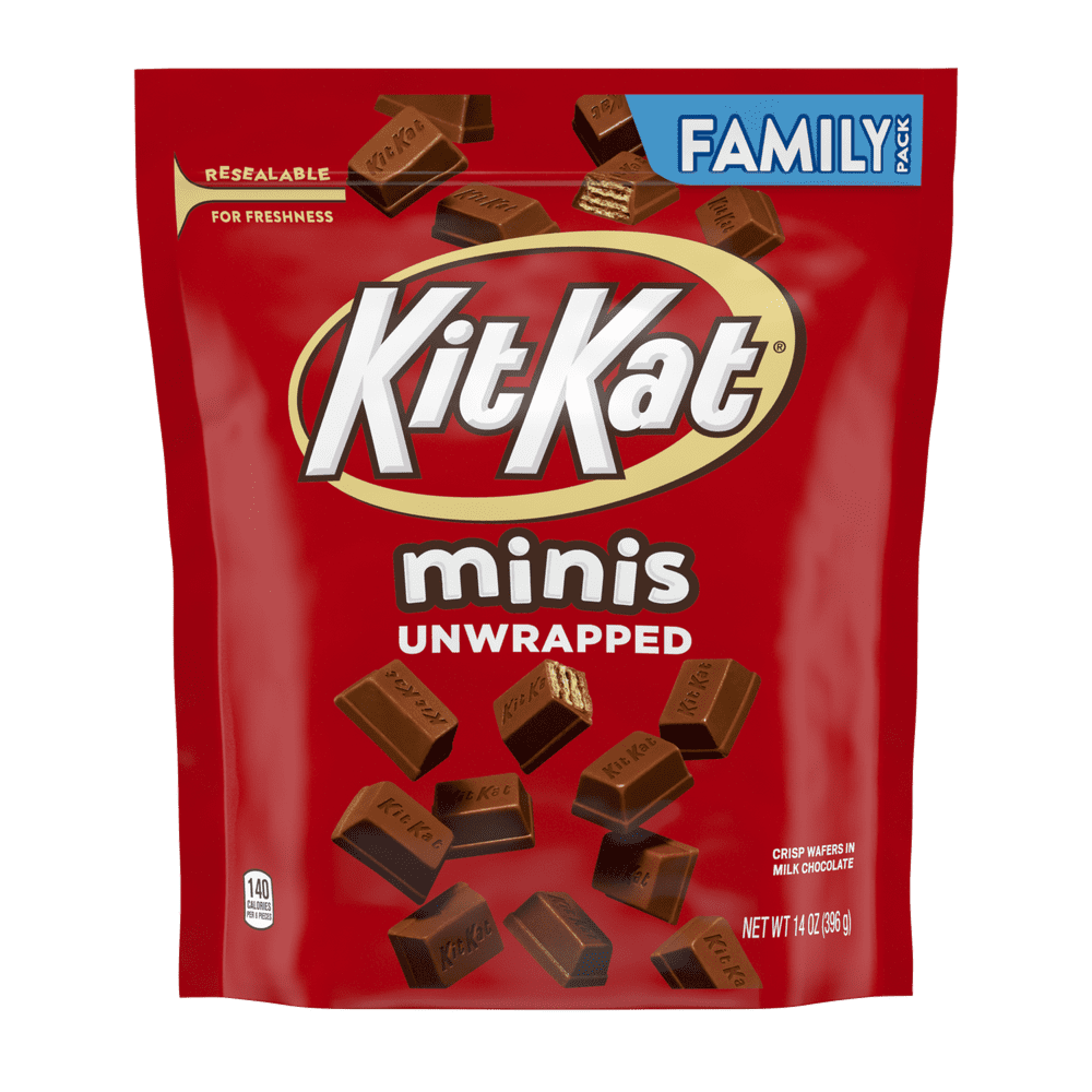 Kit Kat Minis, Milk Chocolate Wafer Bars Candy, 14 Oz.