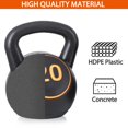 thumbnail image 3 of Set de kettlebells F2C de 5 lb a 20 lb con recubrimiento de HDPE y núcleo de cemento, 3 of 8