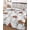 White, variant on Quilts Queen Size Bedding Set, Desert Sand Camel Reversible Summer Quilt 3 Pieces, Summer Tropical Animals Vintage Beige Lightweight Bedspreads Coverlets with 2 Pillow Shams for All Seasons