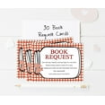 thumbnail image 4 of Inkdotpot 30BBQ Gender Neutral Baby Shower Book Request Cards Bring A Book Instead Of A Card Baby Shower Invitations Inserts Games, 4 of 6