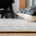 thumbnail image 4 of SAFAVIEH Madison Hannah Geometric Runner Rug, Ivory/Charcoal, 2'3" x 8', 4 of 9