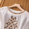 thumbnail image 6 of Womens Summer Tops Vintage Long Sleeve Floral Embroidered Print Fashion T Shirts Crew Neck Vacation Tee 2026, 6 of 9