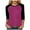 Hot Pink, variant on UngA Fall Dress Womens Long Sleeve Basic Shirts Crew Neck Fall Tops Clothes Purple,L