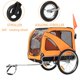 thumbnail image 2 of Fiximaster Dog Bike Trailer Load Bearing 40kg for Big Dog Pets Carts with a 12 inch Jogger Wheel and a 6" Swivel Stroller Wheel ShopWise Round, 2 of 10