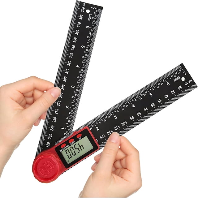Flintronic Digital Angle Finder 7/200mm Digital Inclinometer Protractor Protractor Angle Ruler with LCD Display Angle Measure Tool for Woodworking Construction Repairing