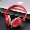 thumbnail image 2 of MasteelfCA Écouteurs avec Microphone Casques Pliables Légers avec Contrôle du Volume pour iPhone Téléphone Intelligent PC Ordinateur Portable Tablette (Rouge), 2 of 7
