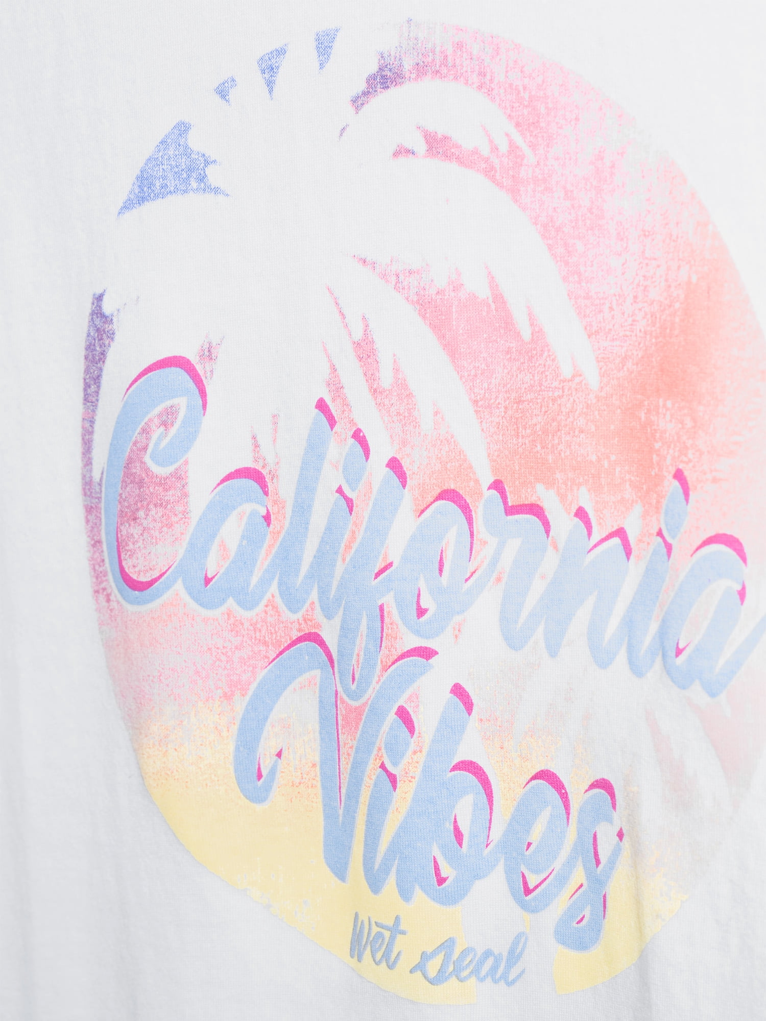 Wet Seal Junior California Vibes Graphic Tee