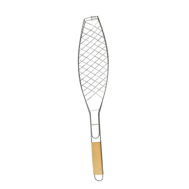 Yuarrent Cesta para asar Accesorio de cocina resistente al aire libre Filete Pescado Carne Barbacoa Cestas para parrilla Accesorio para barbacoa Estufas de camping