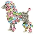 thumbnail image 1 of Fantasyard 1012781 Poodle Crystal Animal Brooch Pin, Multi Color, 1 of 1