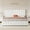 White, variant on Kselythan Full/King/Queen Size Platform Bed Frame,Upholstered Bed Frame with 4 Storage Drawers and Adjustable Headboard, Linen Upholstered, No Box Spring Needed, Noise Free, Easy Assembly, Grey