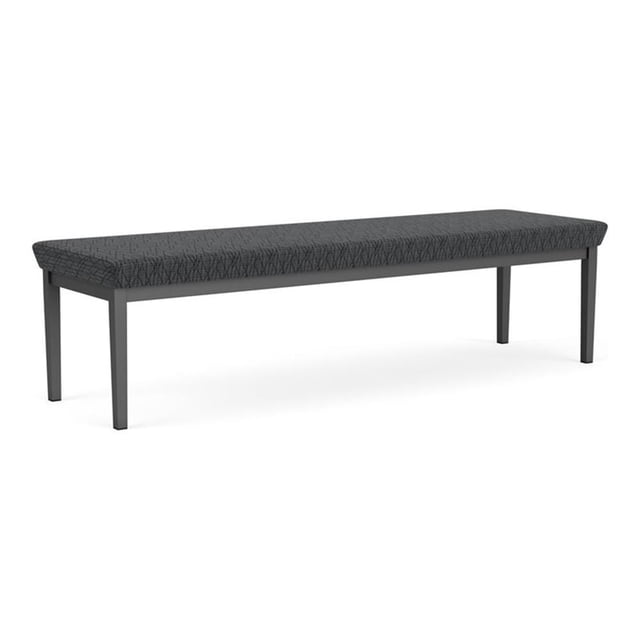 Lenox Steel Banc d'Attente pour Réception à 3 Places / Acier Charbon / Gris Foncé