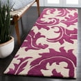 thumbnail image 3 of SAFAVIEH Soho Blair Floral Wool Area Rug, Purple/Beige, 2' x 3', 3 of 7