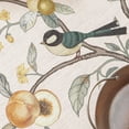 thumbnail image 3 of Pink Tablecloth,Wrinkle Resistant French Vintage Tablecloth Print with Foral,Decor Square Table Cloth for Thanksgiving,Dining Room,Home,Kitchen 67" × 67"-Dewey A, 3 of 8