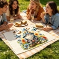 thumbnail image 4 of Polyester Gnome Floral Table Placemat, Heat Resistant Stain Proof Table Mat for Dining Kitchen, Multicolor, 45 x 30 cm, 1 Pack, 4 of 6