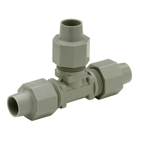 - QAT444R Hot & Cold Water Tee 0.75 x 0.75 x 0.75 in.