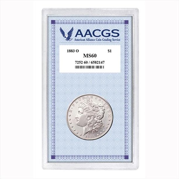 American Coin Treasures 7346 1883-O Morgan Dollar Graded MS60