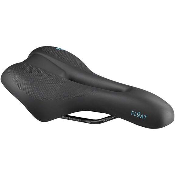 Selle Royal Float Saddle - Steel, Black, Athletic