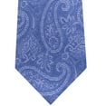 thumbnail image 3 of Michael Kors Mens Artisanal Shadow Silk Blend Paisley Neck Tie Blue O/S, 3 of 3