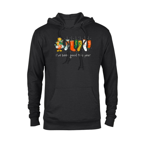 Disney Mickey Mouse Christmas I’ve Been Good This Year - Pullover Hoodie for Adults - Customized-Black