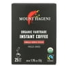 - Organic Fairtrade Instant Coffee 25 Single Serve Sticks 25ct - Case of 8 - 1.76 OZ