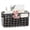 White Lattice, variant on Bedside Storage Caddy Organizer for Headboards and Bunk Beds, Hanging Organizer Bag with Hooks for Phones, Magazines, Tablets, and More – Dorm Room Storage Solution