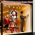 thumbnail image 4 of Christmas Creative Wall Sticker, Santa Claus Breaking Through Wall Design, Removable Large 3D Santa Claus Wall Decals, for Window Refrigerator Decorations, 4 of 9