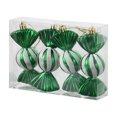 thumbnail image 2 of Christmas Tree Ornaments Hanging Balls Set, Plastic Holiday Decorations for Xmas Party Wedding Festive Decor, Shatterproof Ball Pendants for Indoor Outdoor Christmas Decor, Bulk Decorative Balls, 2 of 6