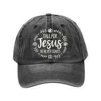 Christian Hats for Men Women Jesus Baseball Caps Faith Religious Gifts for Pastor Thanksgiving Christmas （Dark Gray）