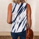 thumbnail image 5 of Playeras,Blusas y Tops,Ropa para Mujer Camisetas sin mangas Camiseta de verano sin mangas con cuello redondo y estampado de mujer Camiseta sin mangas para mujer Camis (Navy, M), 5 of 6