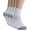 White 4 Pairs, variant on Quarter Ankle Compression Athletic Cotton Mesh Hiking Socks Without Logo