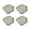 Beige, variant on JYuncloud Waterproof Chair Seat Covers, Stretch Chair Covers for Dining Chairs Set of 4, Removable Chair Seat Slipcovers Protector