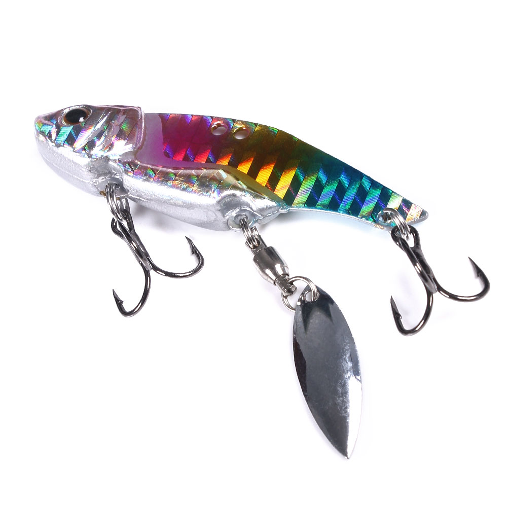 HENGJIA Blade Bait Fishing Lures for Bass Walleye, Long Cast Metal Fishing Spoons Baits for Freshwater Saltwater Blade Baits Crankbaits Fishing Lure