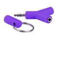 thumbnail image 4 of 3.5mm Audio Splitter - Male to 2 Female, Compact & Keychain Cap - Stereo Adapter for Headphones/MP3 Players, 4 of 5
