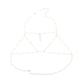 thumbnail image 1 of Cadena del cuerpo Yuyangstore Accesorio brillante de la decoración atractiva de Oro, 1 of 8
