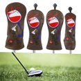 thumbnail image 6 of 4x Golf Club Head Covers Golf Wood Headcover Protector Head Covers Guard Fashion with Number Tag for Golfer Gift Unisex Accessories Cup Coffee, 6 of 10