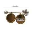 thumbnail image 5 of Lerpwige Adjustable Photo Display Brooch Pearls Floral Design For Bridesmaid Gift, 5 of 6