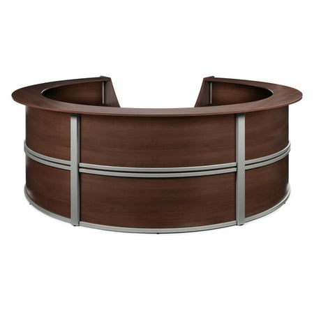 Ofm Marque Series Model 55296 5 Unit Curved Reception Desk Station