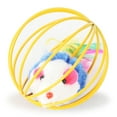 thumbnail image 6 of bxhwj Toy Mouse with Cage for Cats, Interactive Cat Toy Mouse in Cage, Realistic Tail & Feathers for Hunting Play, Durable Pet Toy for Indoor Exercise & Boredom Relief, 6 of 9