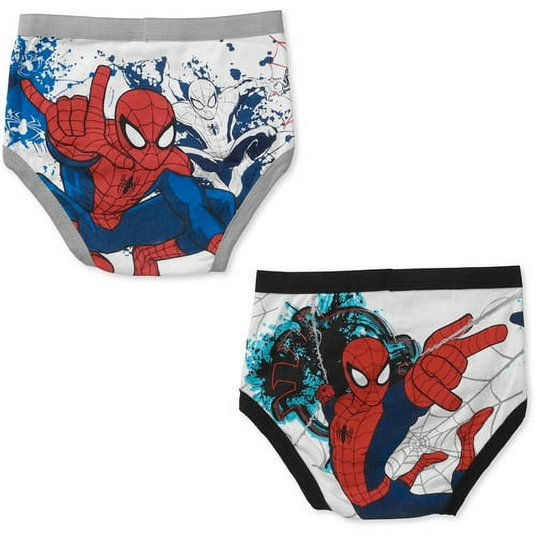 Spider-Man Boys Underwear, 5 Pack Briefs Sizes 4 - 8 