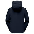 thumbnail image 5 of Rain Jacket with Hood Men's Water_proof Raincoats Lightweight Breathable Rain Gear Packable Workwear Big and Tall Work Outdoor Outerwear (Navy,XL), 5 of 5