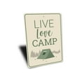 thumbnail image 3 of Live Love Camp Novelty Decor, Metal Wall Sign - 10x14 Inches, 3 of 4