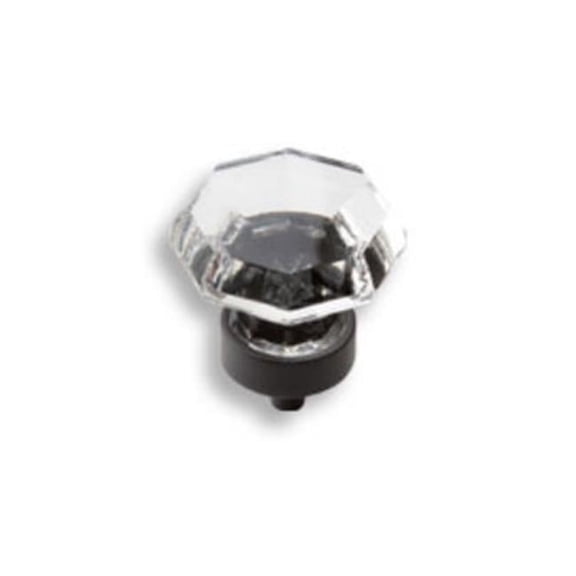 Traditional Classics Knob - Crystal-Black Bronze