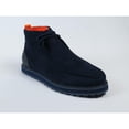 thumbnail image 2 of Men's TAYNO Wallabee Style Chukka Boots Soft Micro Suede MOJAVE S Navy, 2 of 16