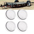 thumbnail image 1 of Trailer 4 Set 3-3/4 Inch Oil Bath Dust Caps 12011-1 Trailer Axle Oil Cap Kit for  Axles 9-16K 3.75in 8 Threads, 1 of 7