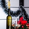 thumbnail image 5 of 2 Piezas Tapón de Vino de Navidad Tapón de Botella de Fiesta de Piña Dorada Tapón de Vino Tapón de Vino Tapón de Vino Regalos para Decoración de Boda Decoración de Navidad. Afortunado Sencillez, 5 of 5