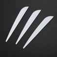 thumbnail image 3 of Arrows Vanes 4 Inch Plastic Feather Fletching for DIY Archery Arrows 100 Pack(White), 3 of 8