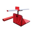 thumbnail image 2 of Siruishop Sit and Reach Tester Auxiliary Instrument Compact Ab Machine for Adults Children Red, 2 of 8