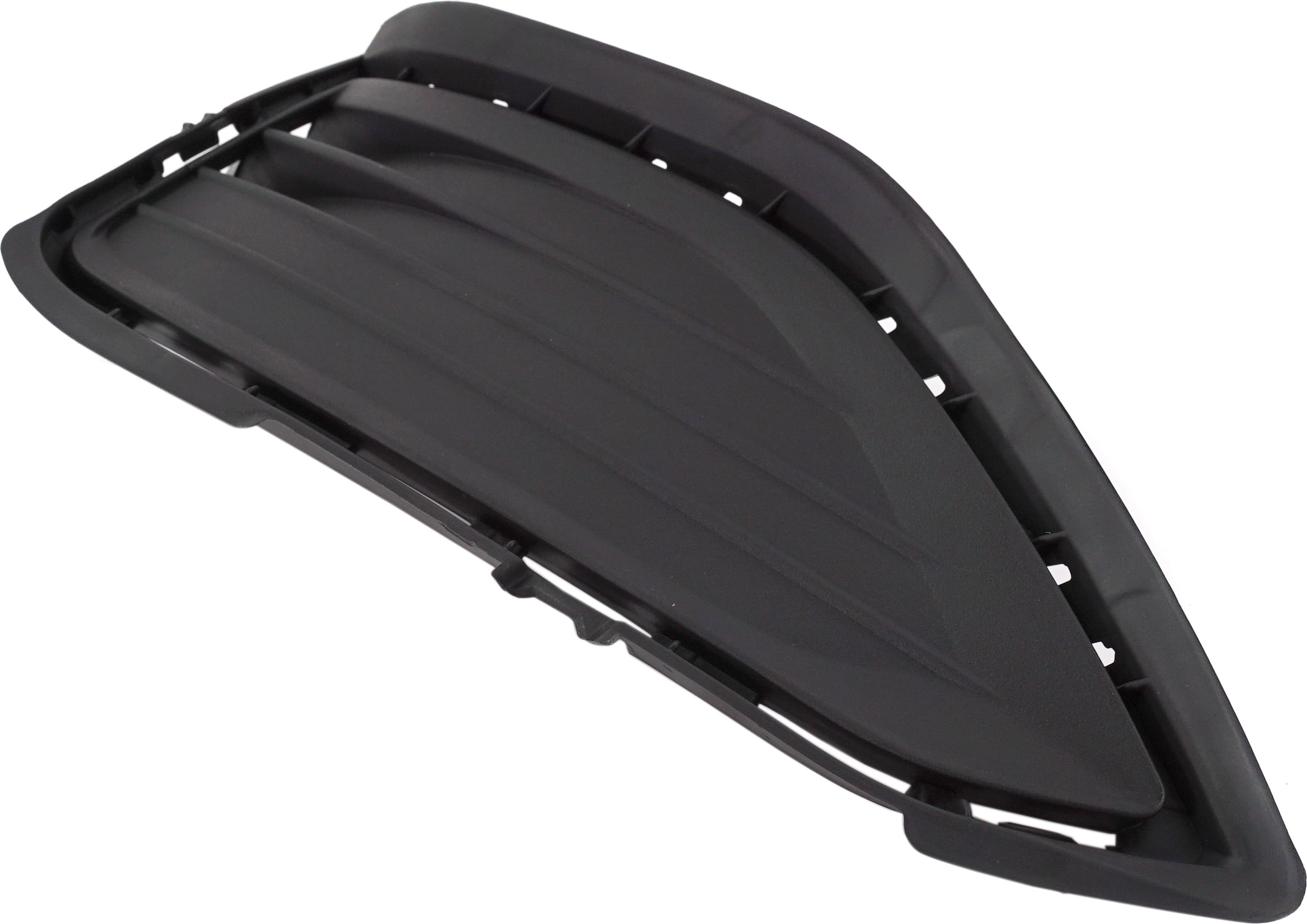 Fog Light Cover Compatible with 2019-2020 Volkswagen Jetta Left Driver Textured Black